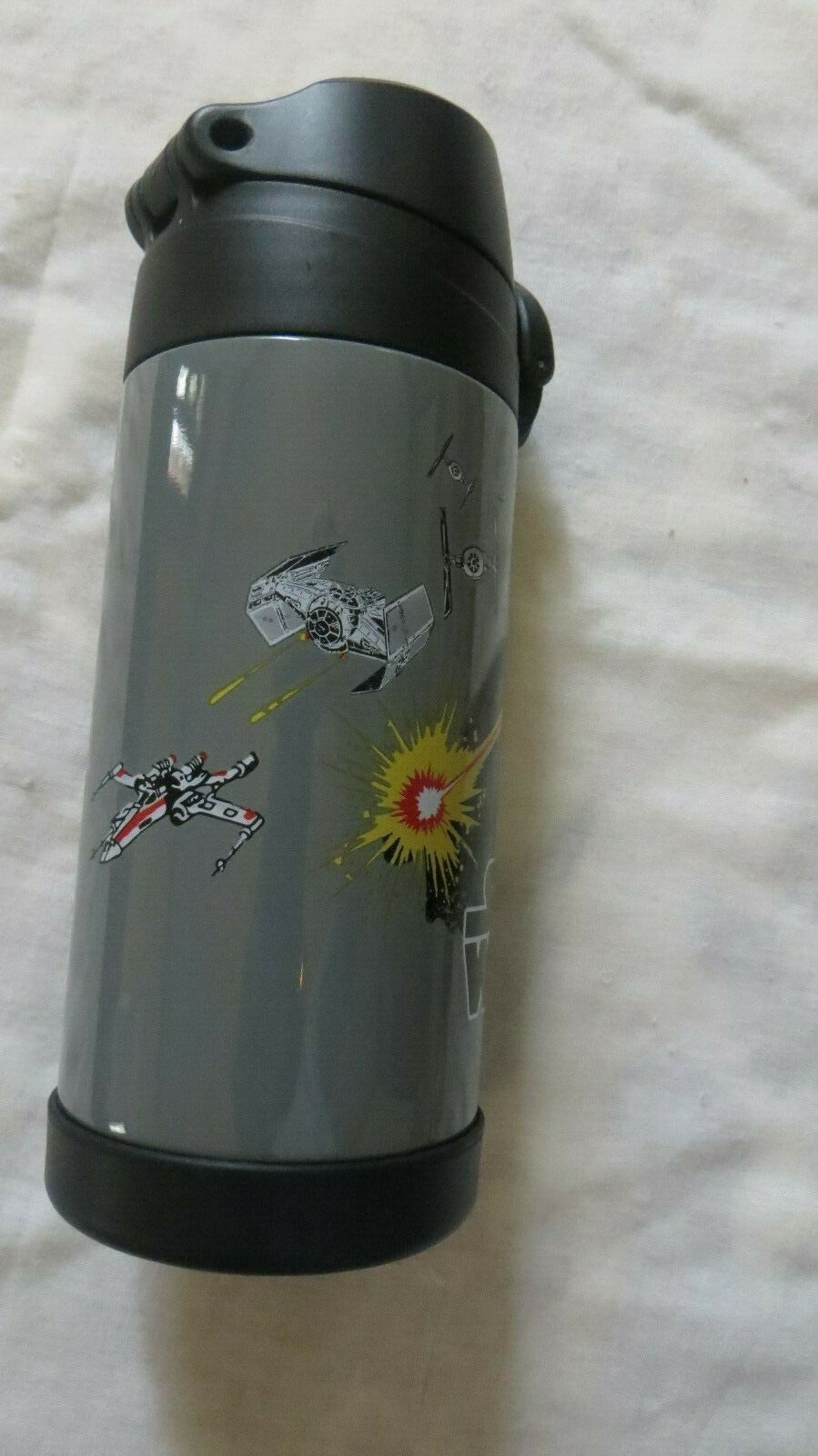 school Pottery barn Star Wars space solo Darth Vader WATER BOTTLE Disney  -