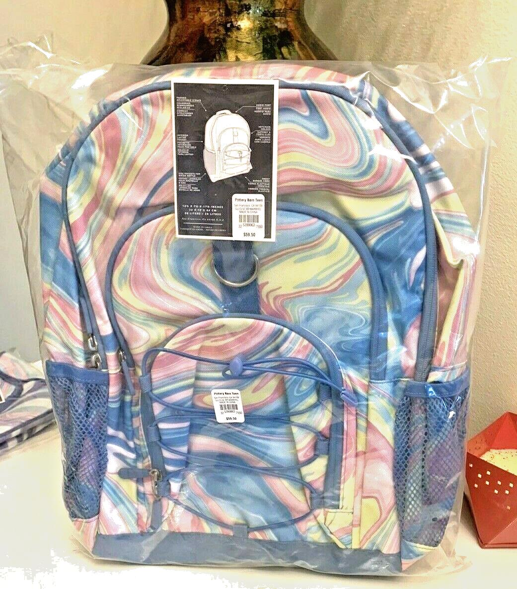 Pottery Barn school Disney girl Rainbow Large Backpack Princess travel Bag  ?? .