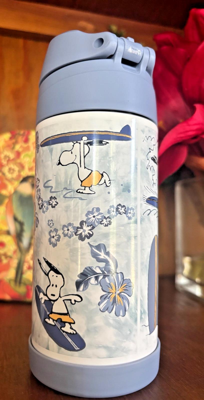 SNOOPY Pottery barn school Peanuts Disney Water Bottle Dinosaur gift boy SET .