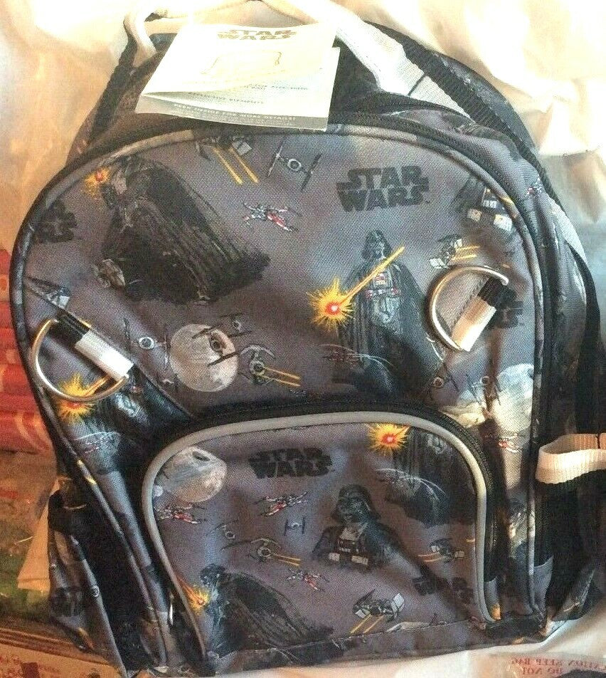 school Pottery barn Disney STAR WARS Backpack space Travel Bag gift boy Grogu .