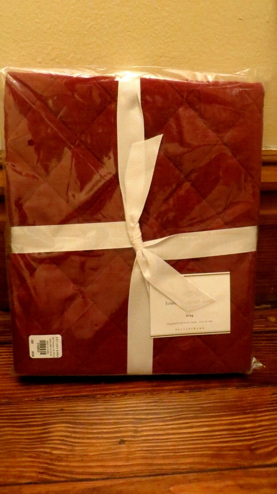 Pottery Barn Christmas Linen Disney Diamond King SHAM holiday gift mom  ?? ]