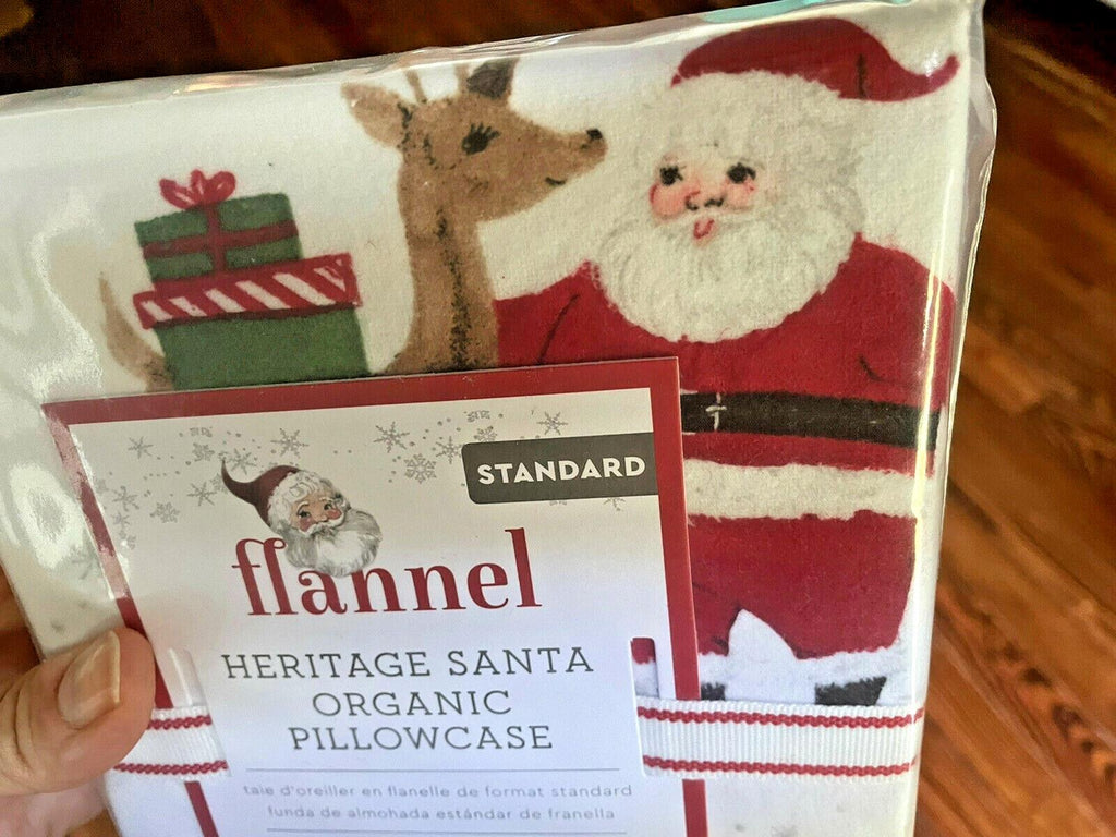 Pottery Barn holiday Christmas Rudolph Disney kid Santa Deer  ?? Pillowcase gift