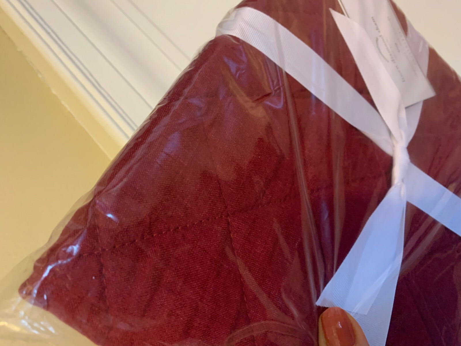Pottery Barn Christmas Linen Disney Diamond King SHAM holiday gift mom  ?? ]