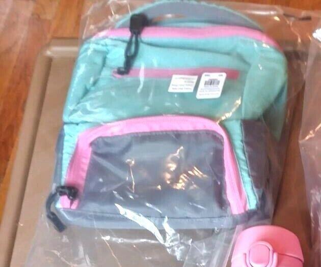 Pottery Barn LUNCH BAG School+Utensil Set Disney rainbow sport star princess h