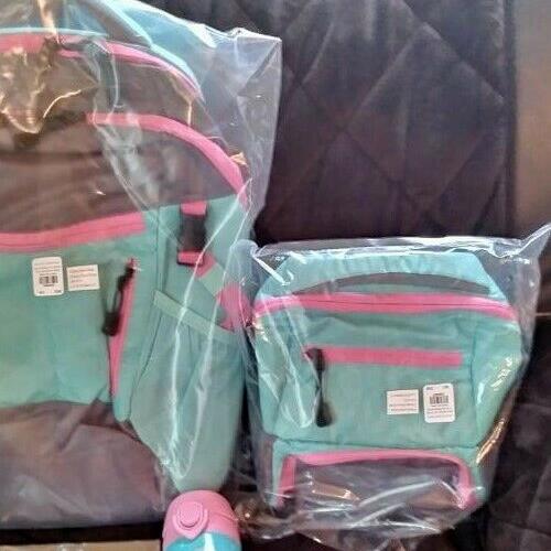 Pottery Barn LUNCH BAG School+Utensil Set Disney rainbow sport star princess h