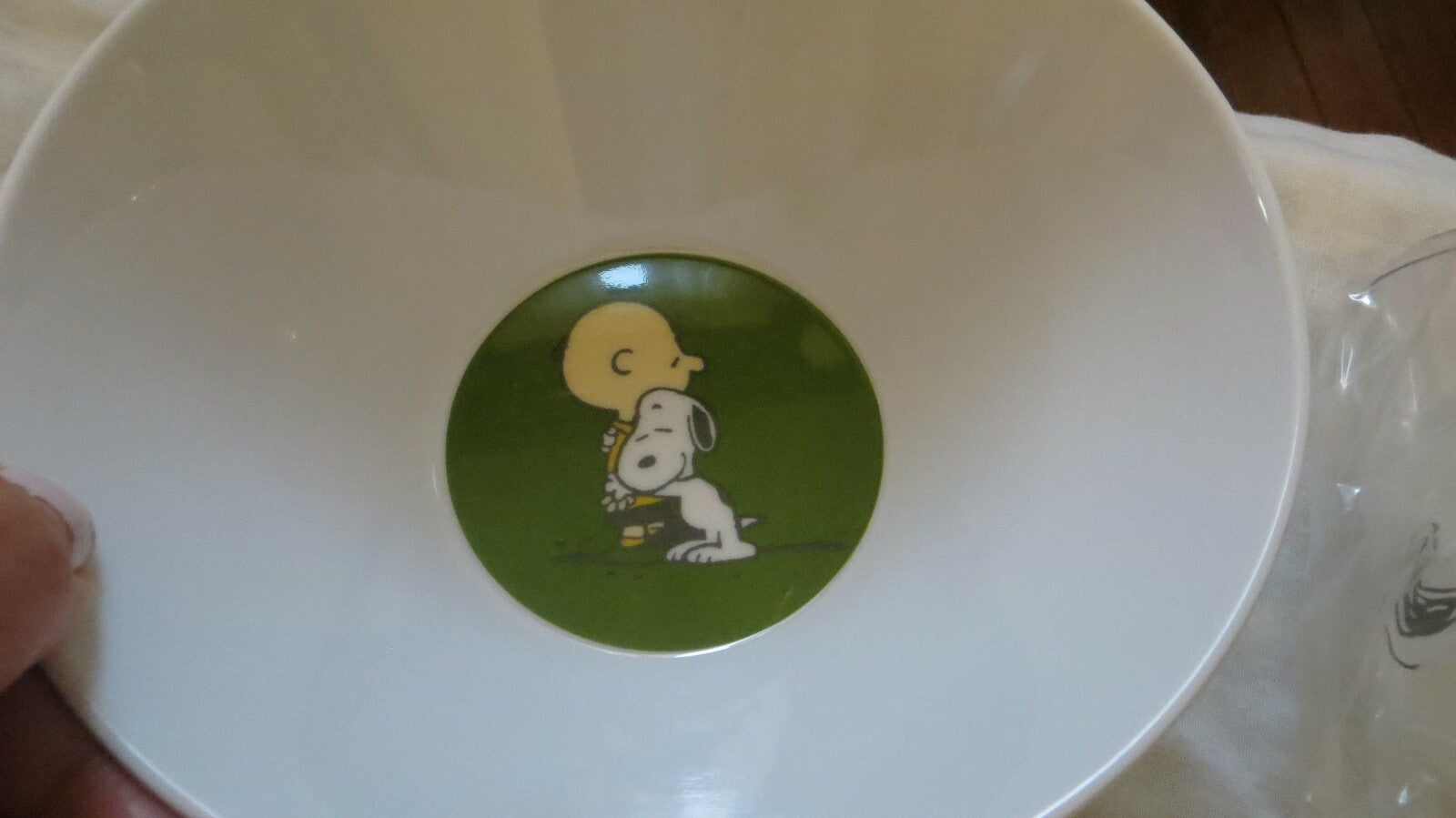 Snoopy Pottery Barn peanuts Disney Bowl Holiday party school gift Thanksgiving \