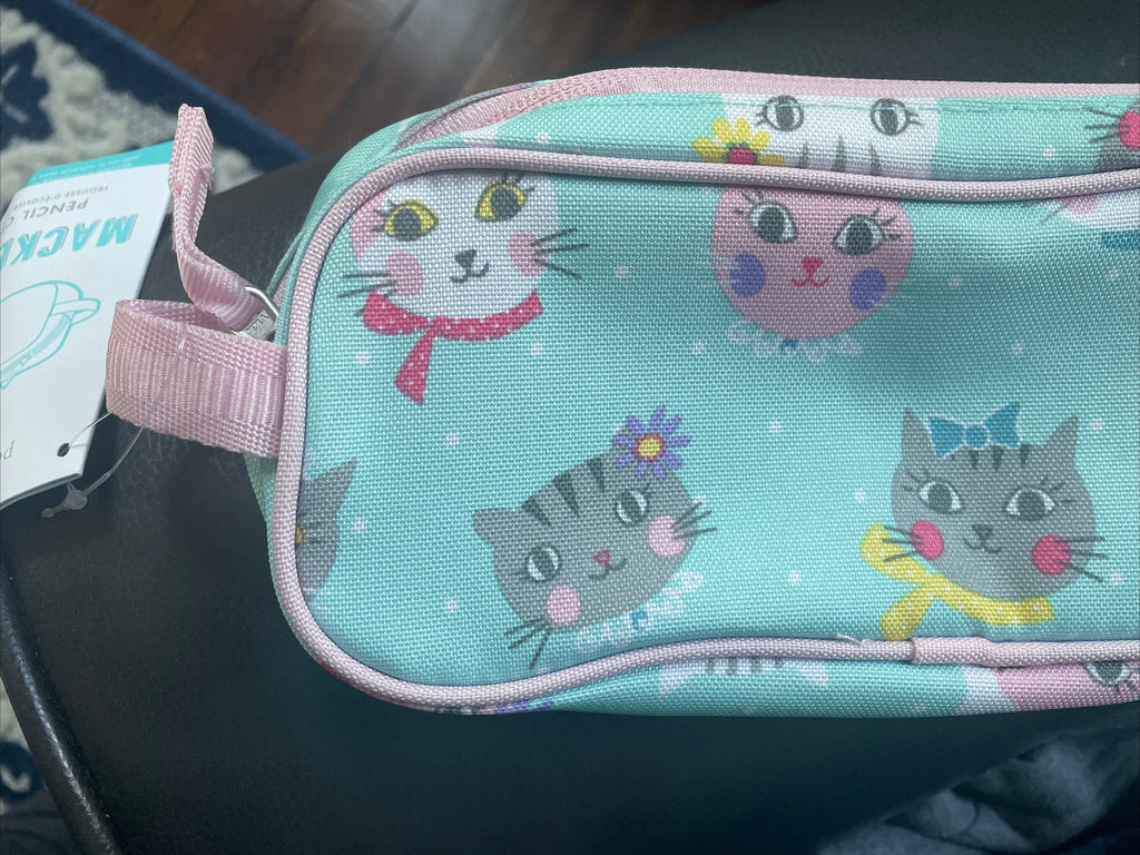 school Pottery Barn Disney Princess Kitty PENCIL CASE girl gift cat party gift .