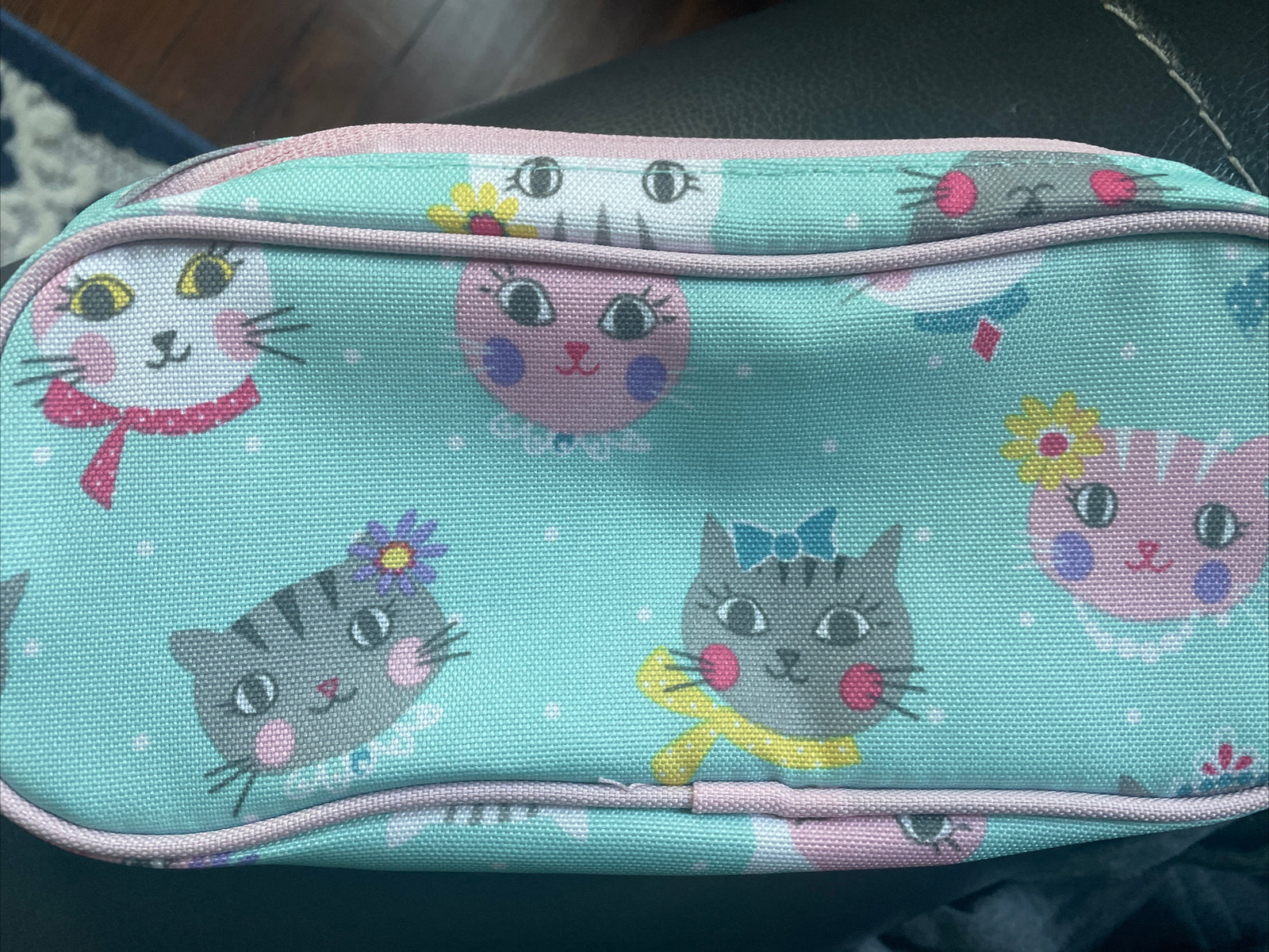 school Pottery Barn Disney Princess Kitty PENCIL CASE girl gift cat party gift .