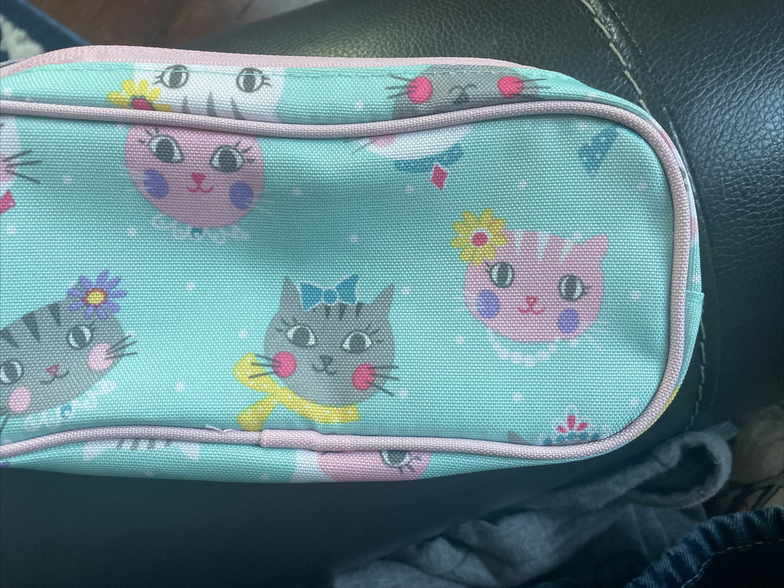 school Pottery Barn Disney Princess Kitty PENCIL CASE girl gift cat party gift .