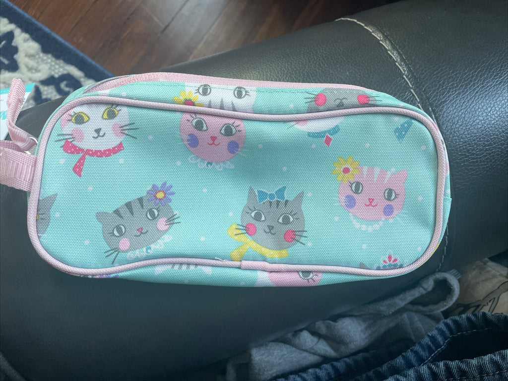 school Pottery Barn Disney Princess Kitty PENCIL CASE girl gift cat party gift .