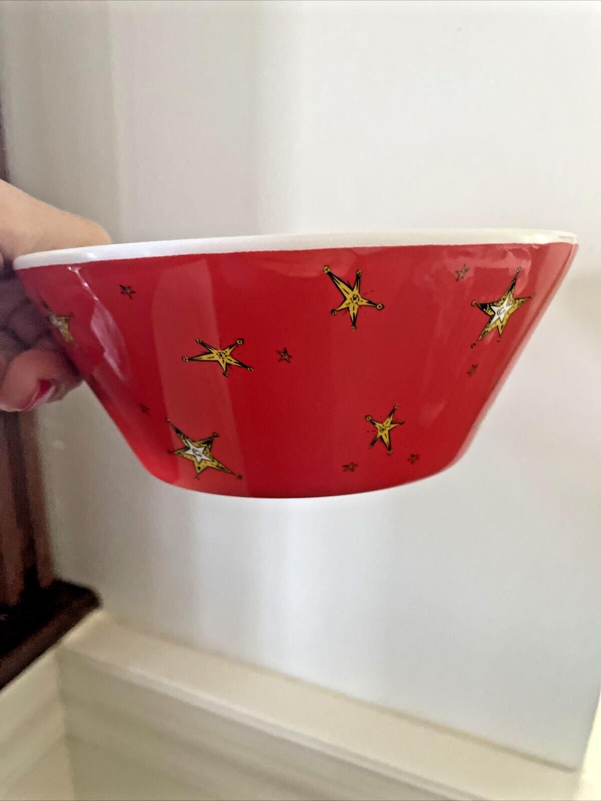 Disney Pottery Barn Grinch Bowl Holiday gift Dr Seuss Christmas Party Dog Star '