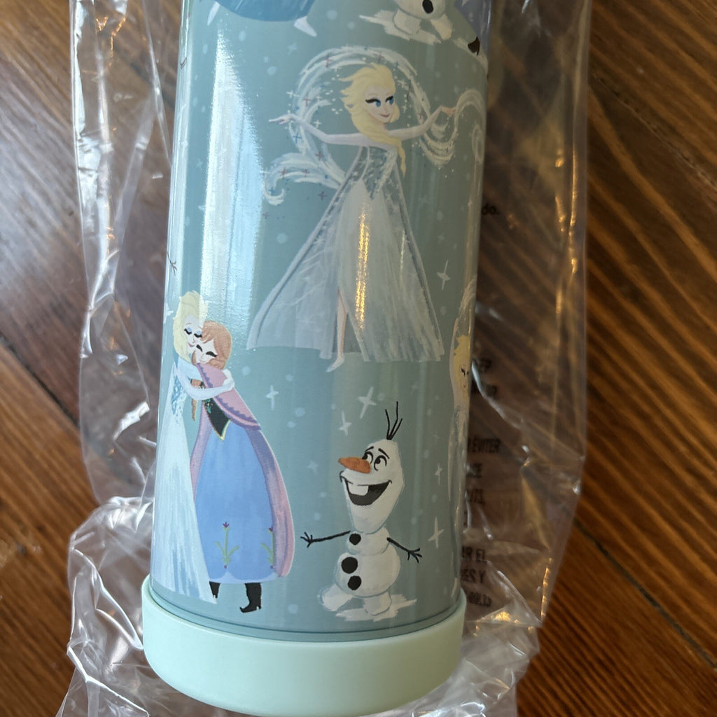 Disney School Pottery barn Frozen Elsa Water Bottle holiday Olaf Travel gift 1
