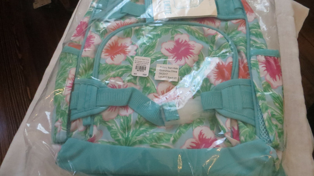 Pottery barn school Disney BACKPACK birthday gift rainbow flower girl pink ?? .