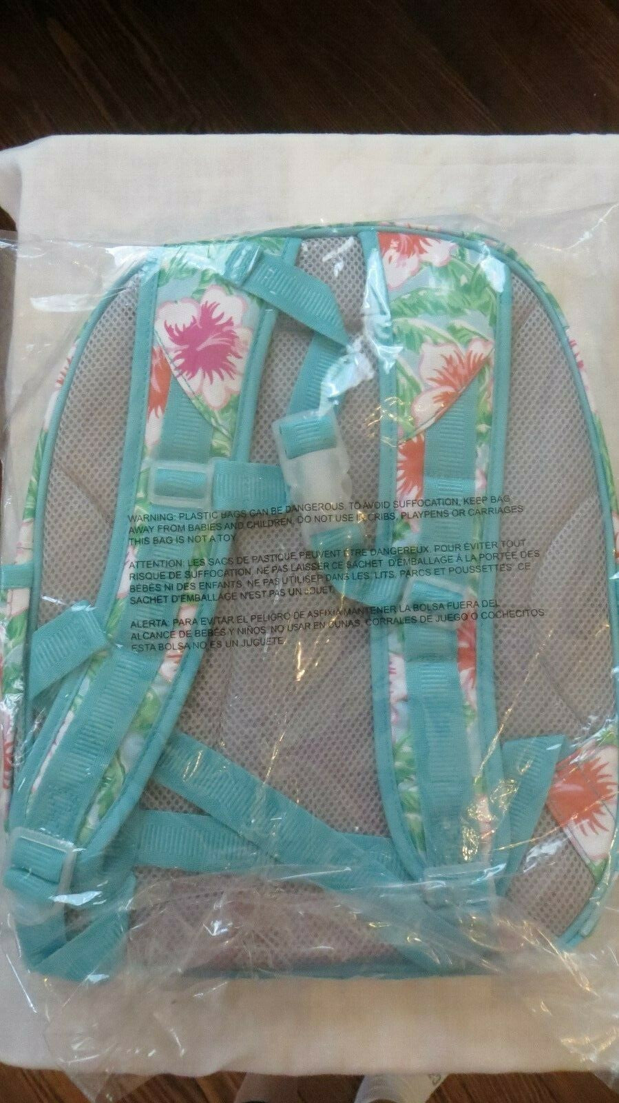 Pottery barn school Disney BACKPACK birthday gift rainbow flower girl pink ?? .