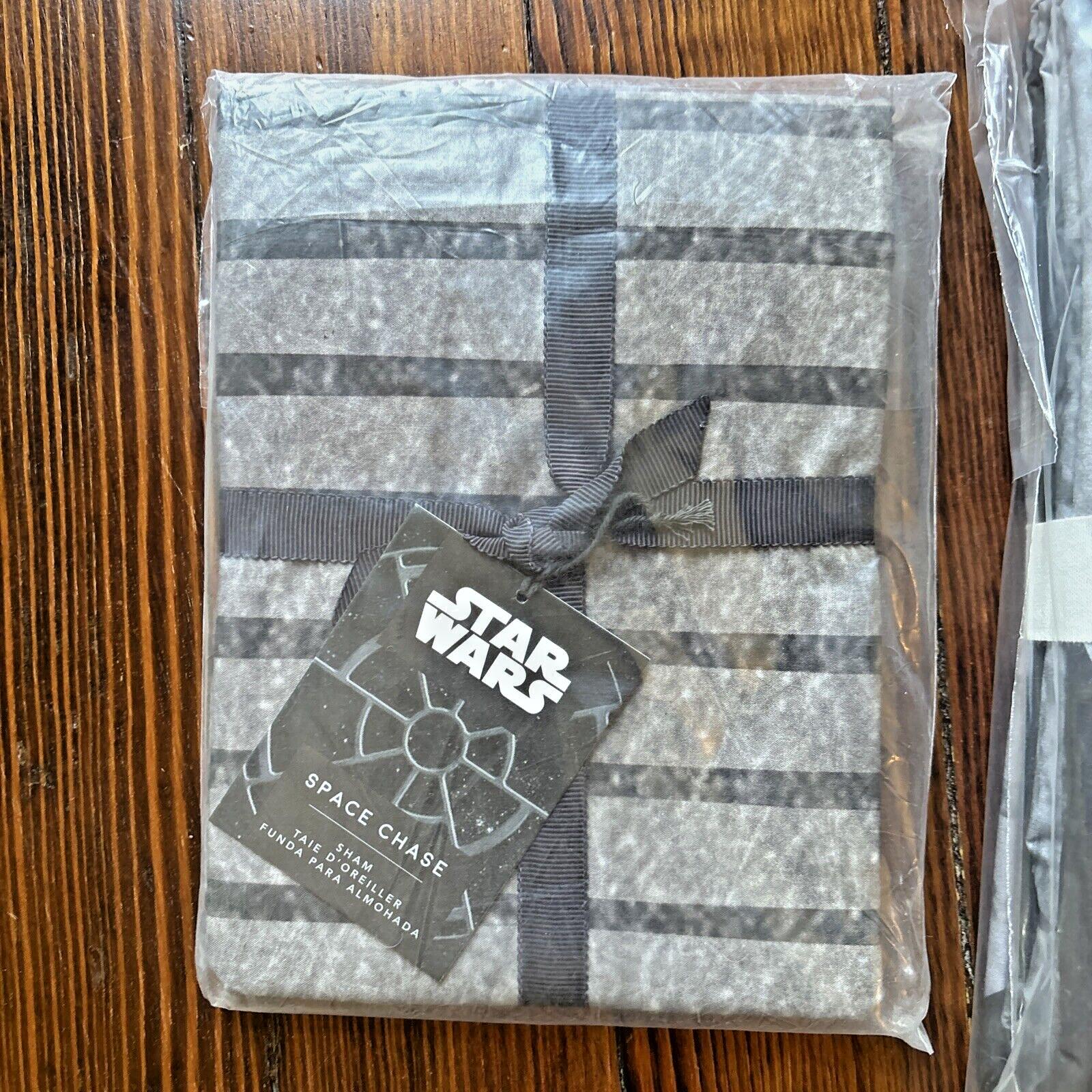 Pottery Barn Star wars Space Disney Duvet +Pillow Sham Holiday planet school boy