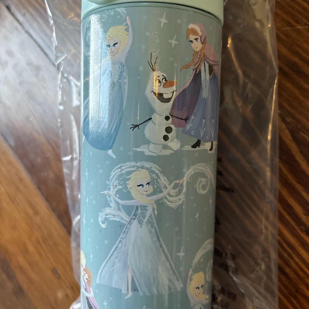 Disney School Pottery barn Frozen Elsa Water Bottle holiday Olaf Travel gift 1