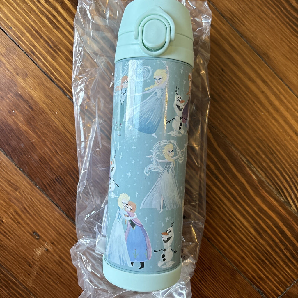 Disney School Pottery barn Frozen Elsa Water Bottle holiday Olaf Travel gift 1