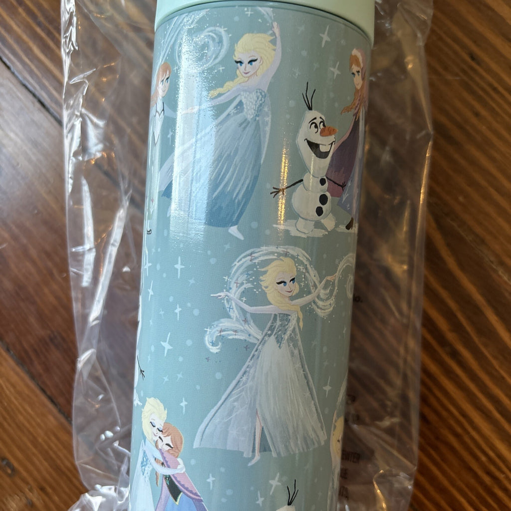 Disney School Pottery barn Frozen Elsa Water Bottle holiday Olaf Travel gift 1