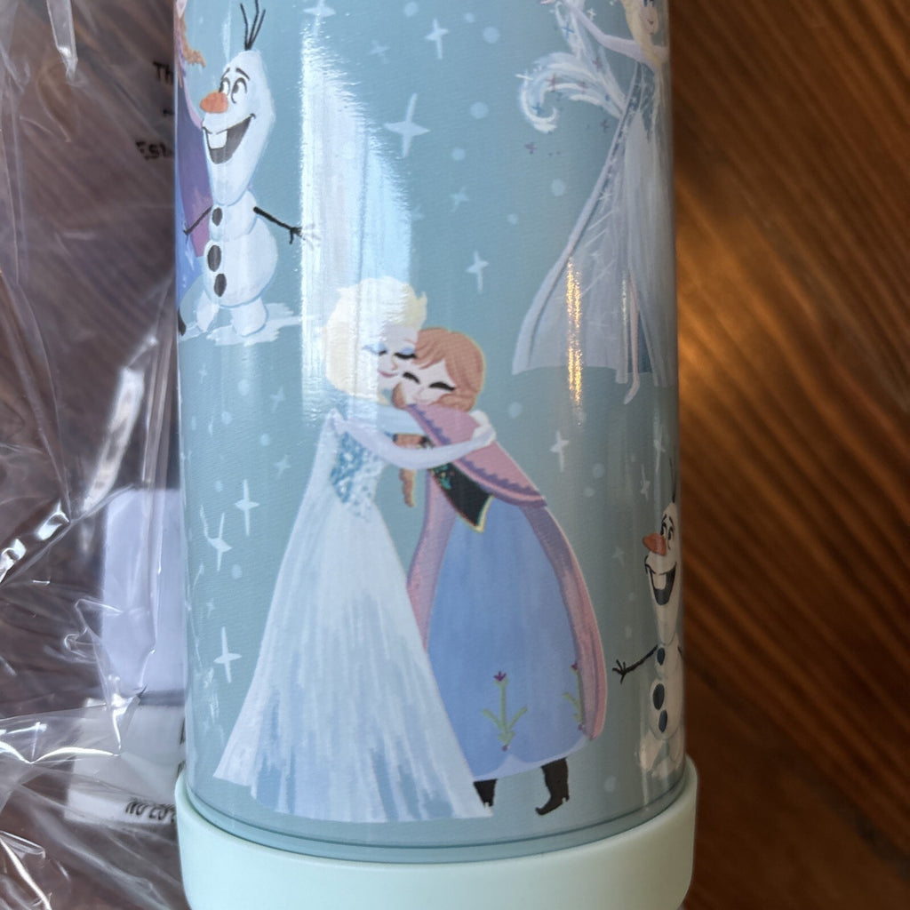 Disney School Pottery barn Frozen Elsa Water Bottle holiday Olaf Travel gift 1