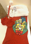 Pottery Barn Holiday Christmas stocking Simpsons Disney teen party gift school -