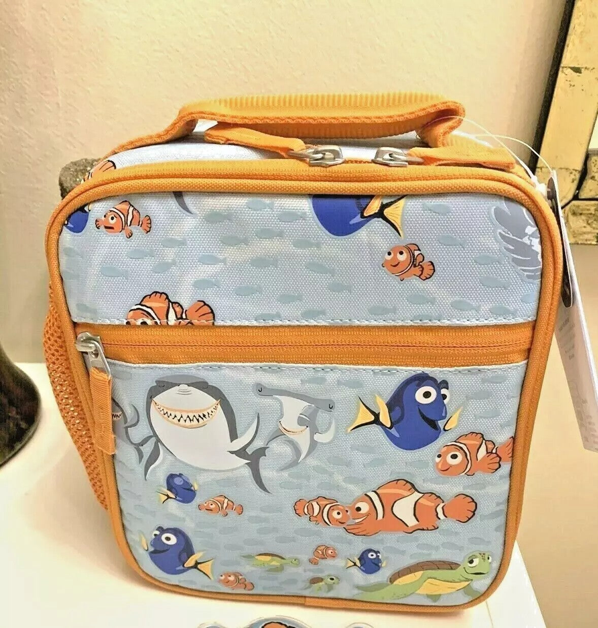 Pottery Barn Kids School Disney Glitter Snoopy LUNCH BOX travel Bag Grinch .