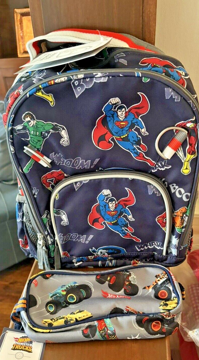 Pottery Barn school Disney backpack Marvel Avengers Hot Wheels Bag superHero ??.