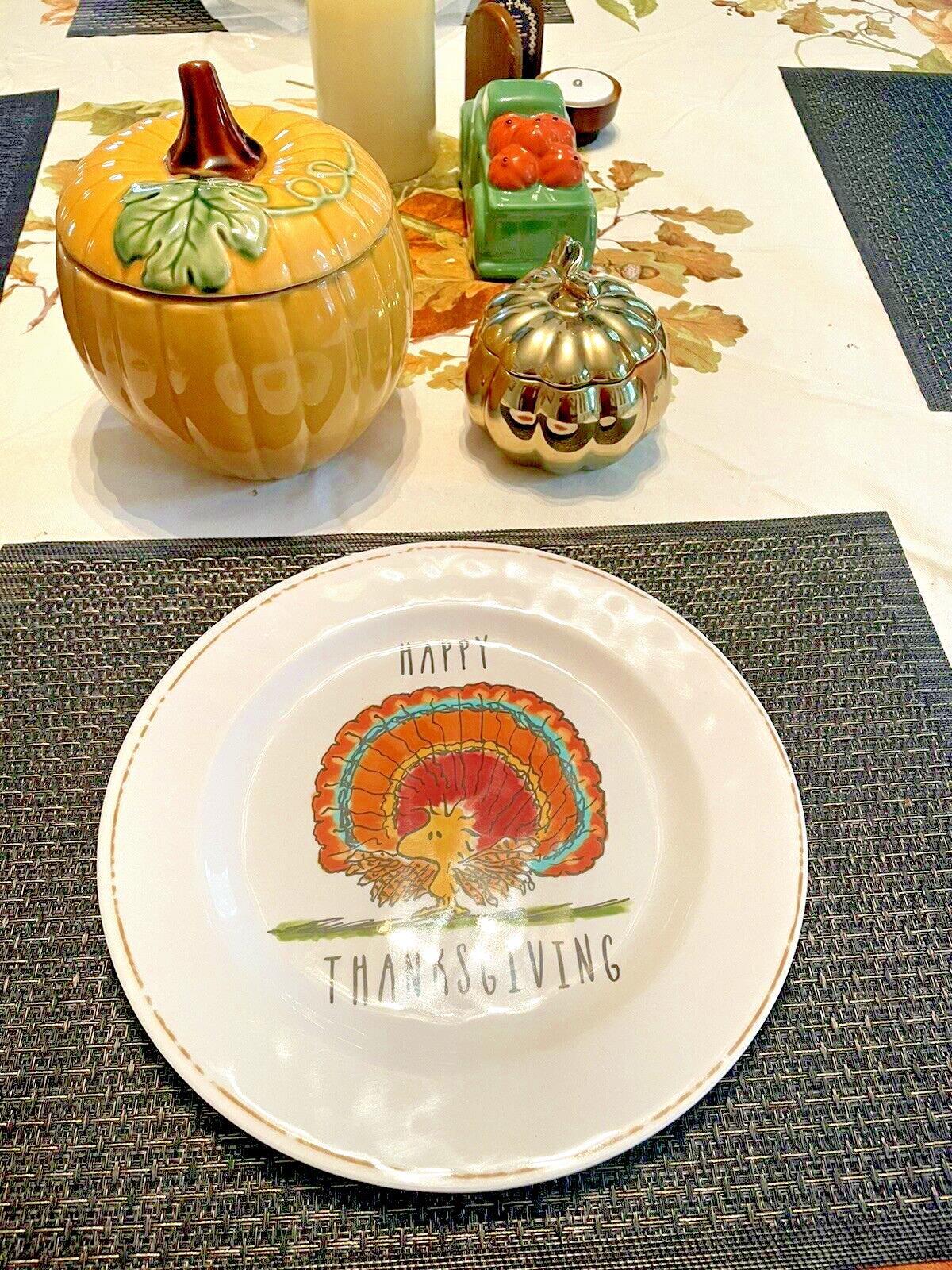 Pottery Barn snoopy peanuts holiday Dinner party Disney kid Set Christmas gift