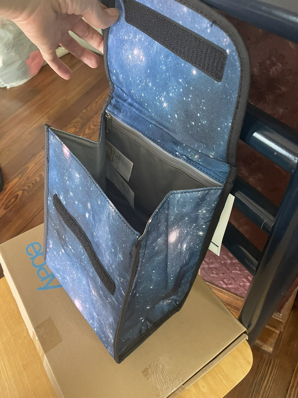 Pottery Barn School LUNCH BAG Solo star wars Galaxy Space planet Disney boy ,