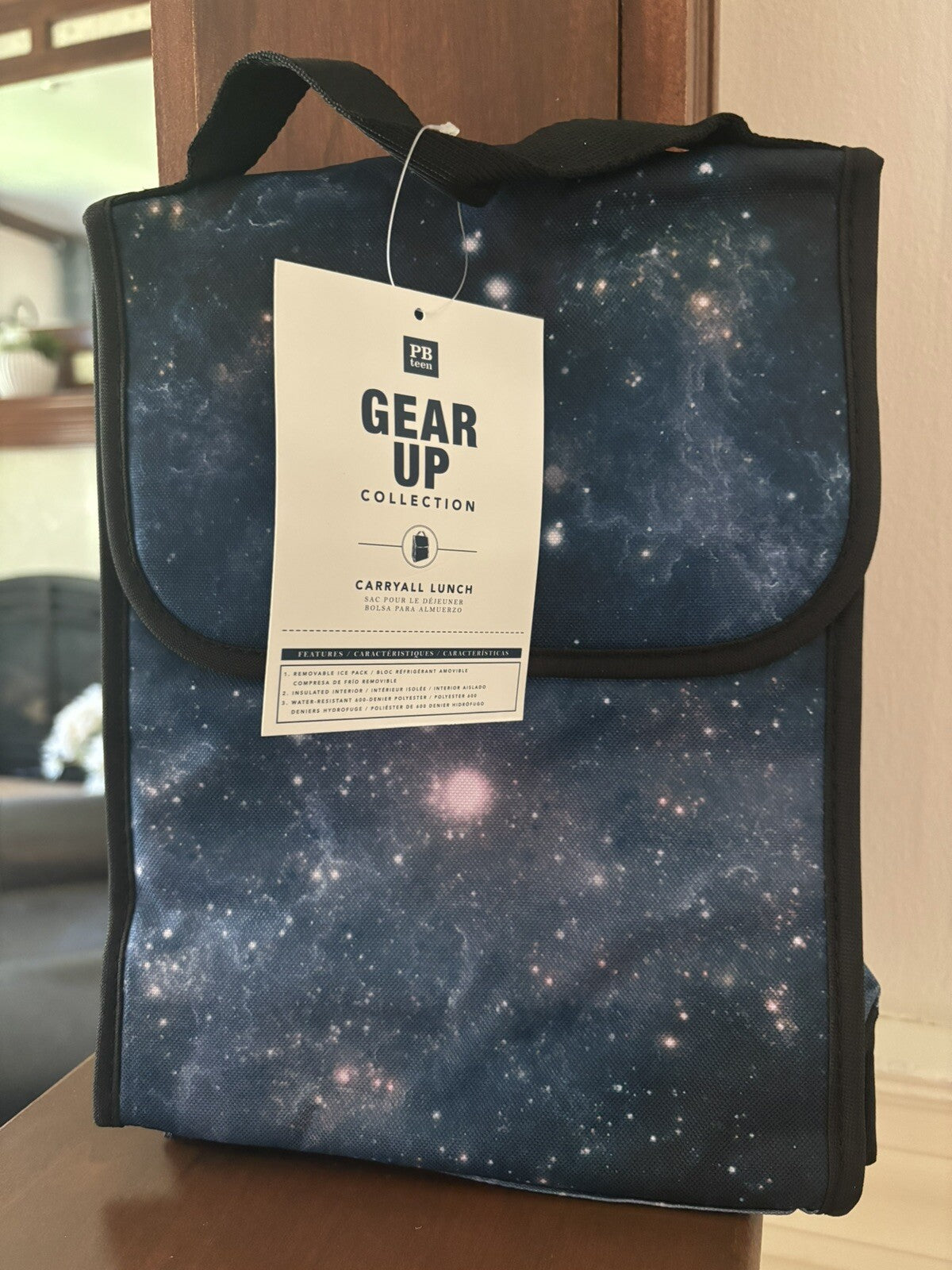 Pottery Barn School LUNCH BAG Solo star wars Galaxy Space planet Disney boy ,