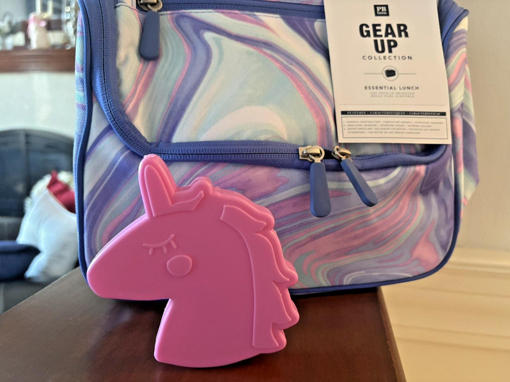 School Pottery Barn LUNCH BAG Gear disney travel princess rainbow +Unicorn set 1