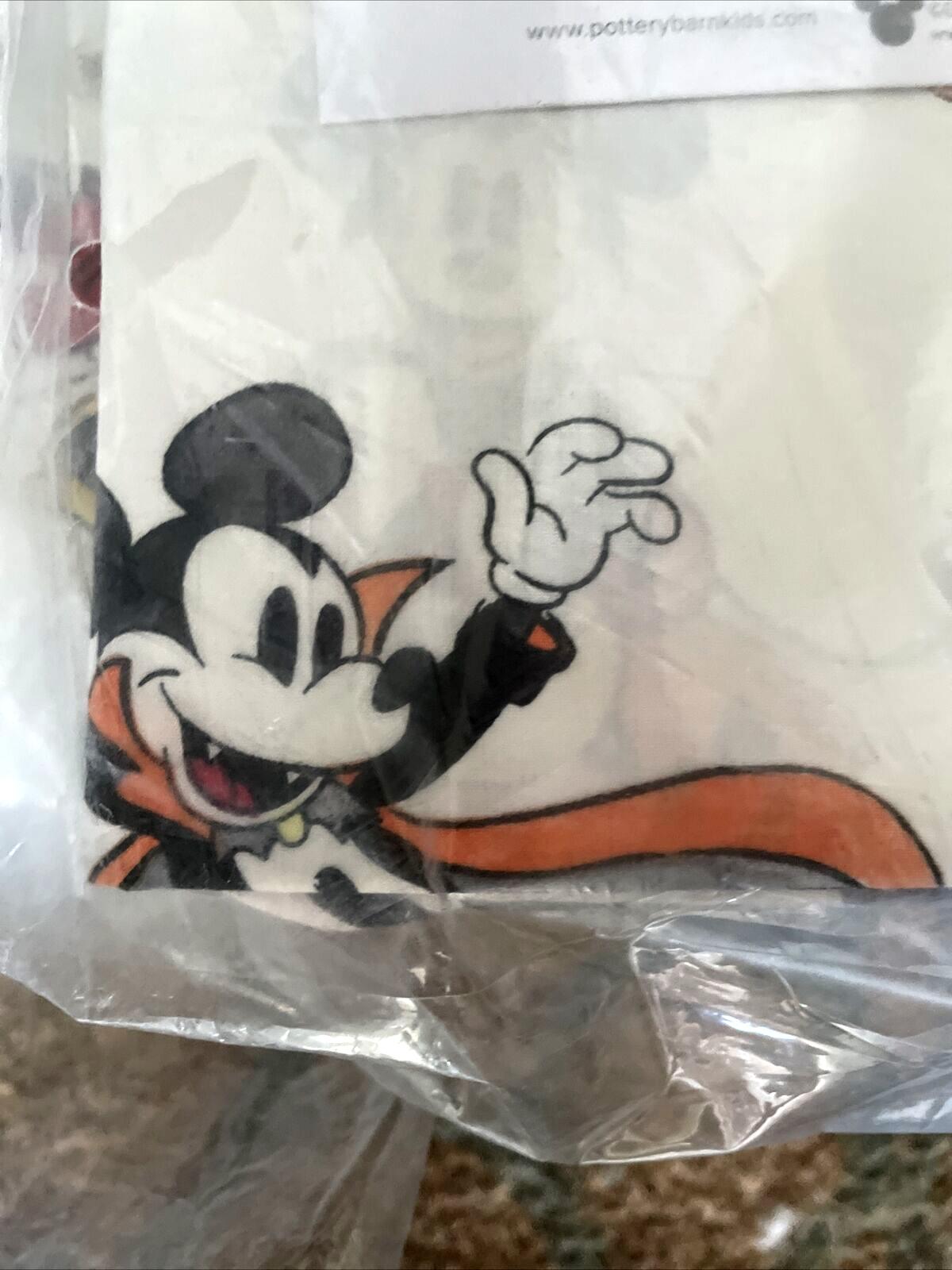 Pottery Barn Disney Mickey Mouse Holiday SHEET SET Halloween Twin gift Minnie  .