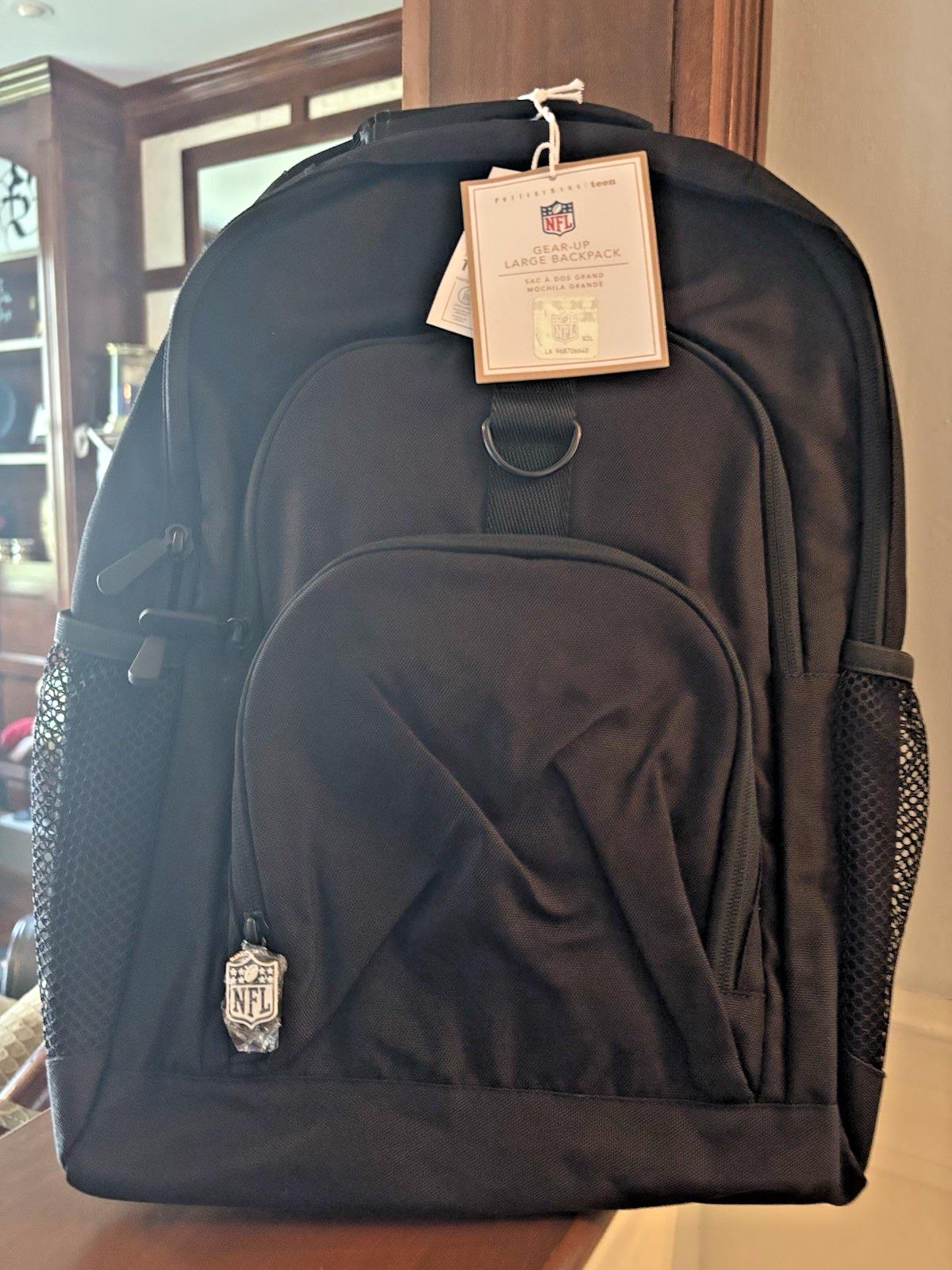 Pottery Barn School LARGE Backpack Football Baseball Travel Sport bag MLB NFL  .