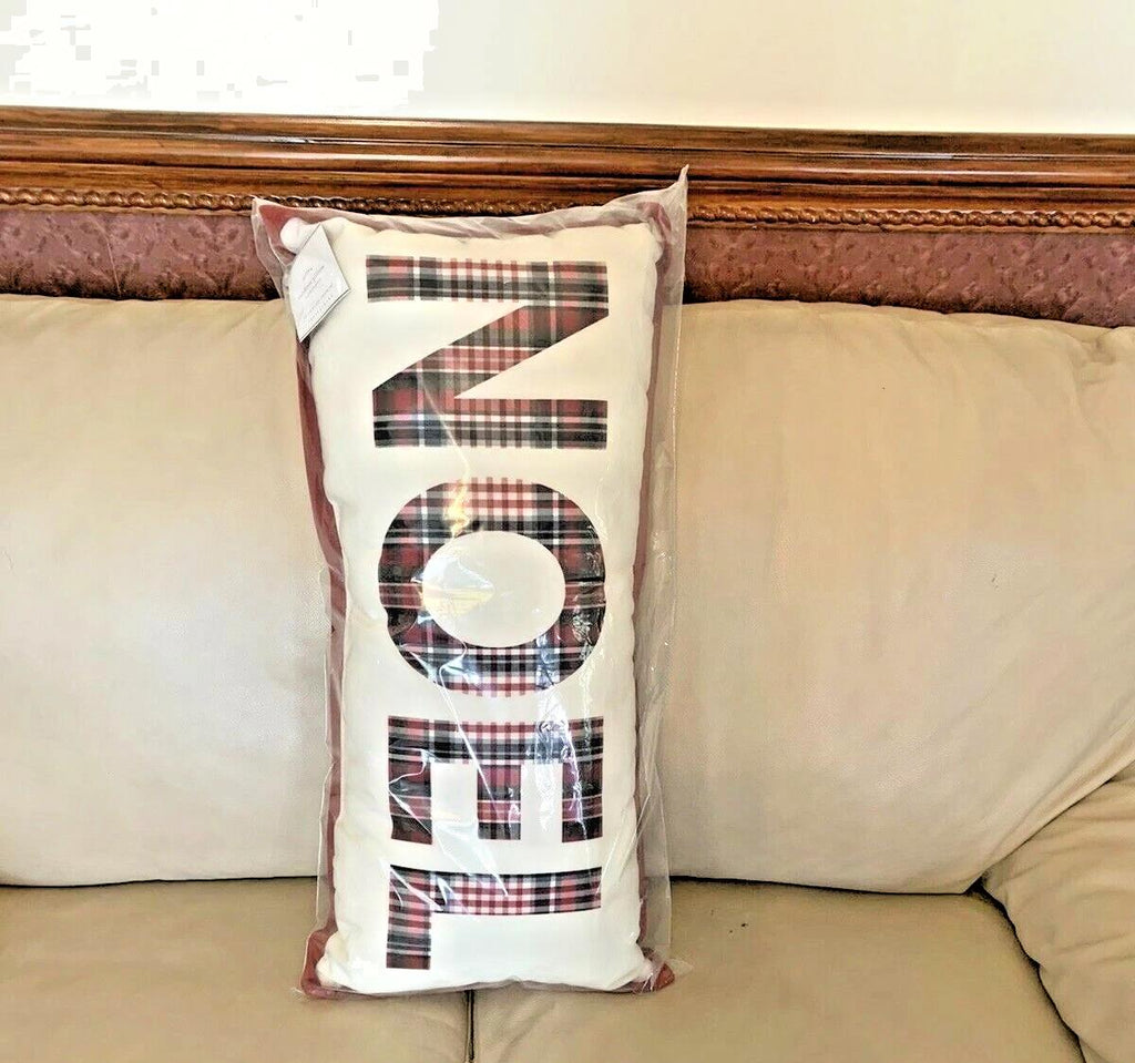 Pottery Barn Nutcracker Christmas Holiday Plaid Noel pillow party wedding gift