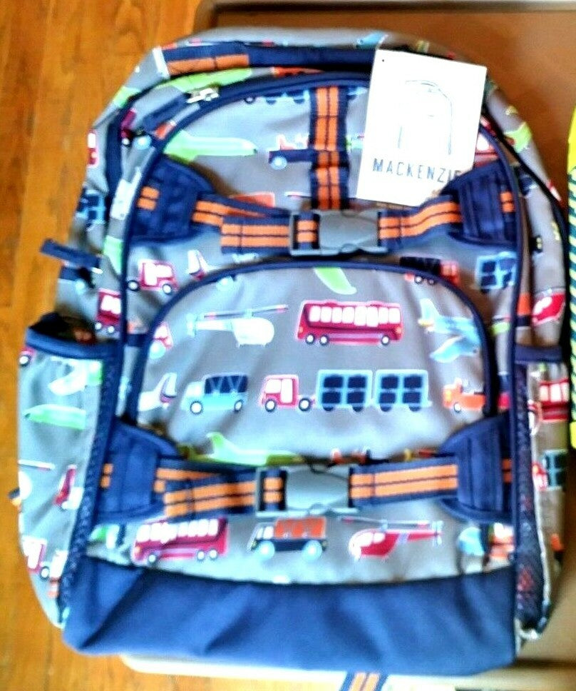 Pottery barn LARGE BACKPACK school airplane Disney car truck Brody space wheel .