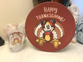 Disney Pottery Barn Mickey Mouse Plate Cup Thanksgiving holiday turkey kid \