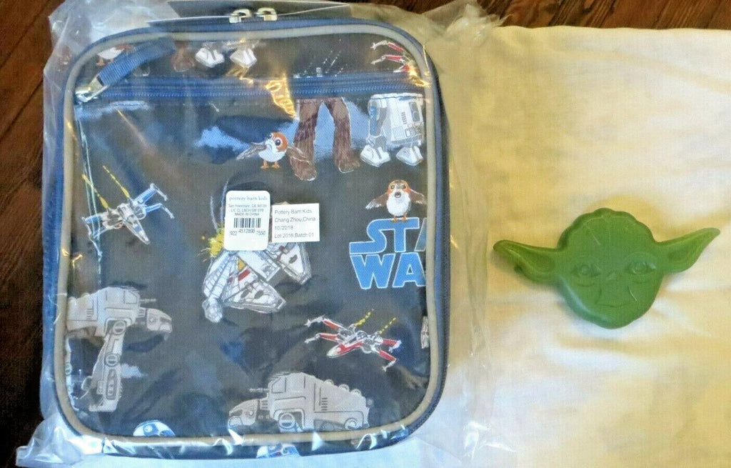 Pottery Barn school Star wars Solo Mandalorian LUNCH BOX BAG Grogu spac  ?? ,