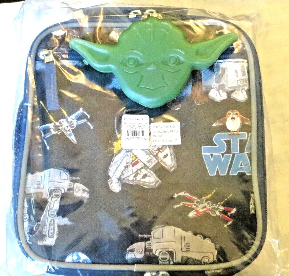 Pottery Barn school Star wars Solo Mandalorian LUNCH BOX BAG Grogu spac  ?? ,