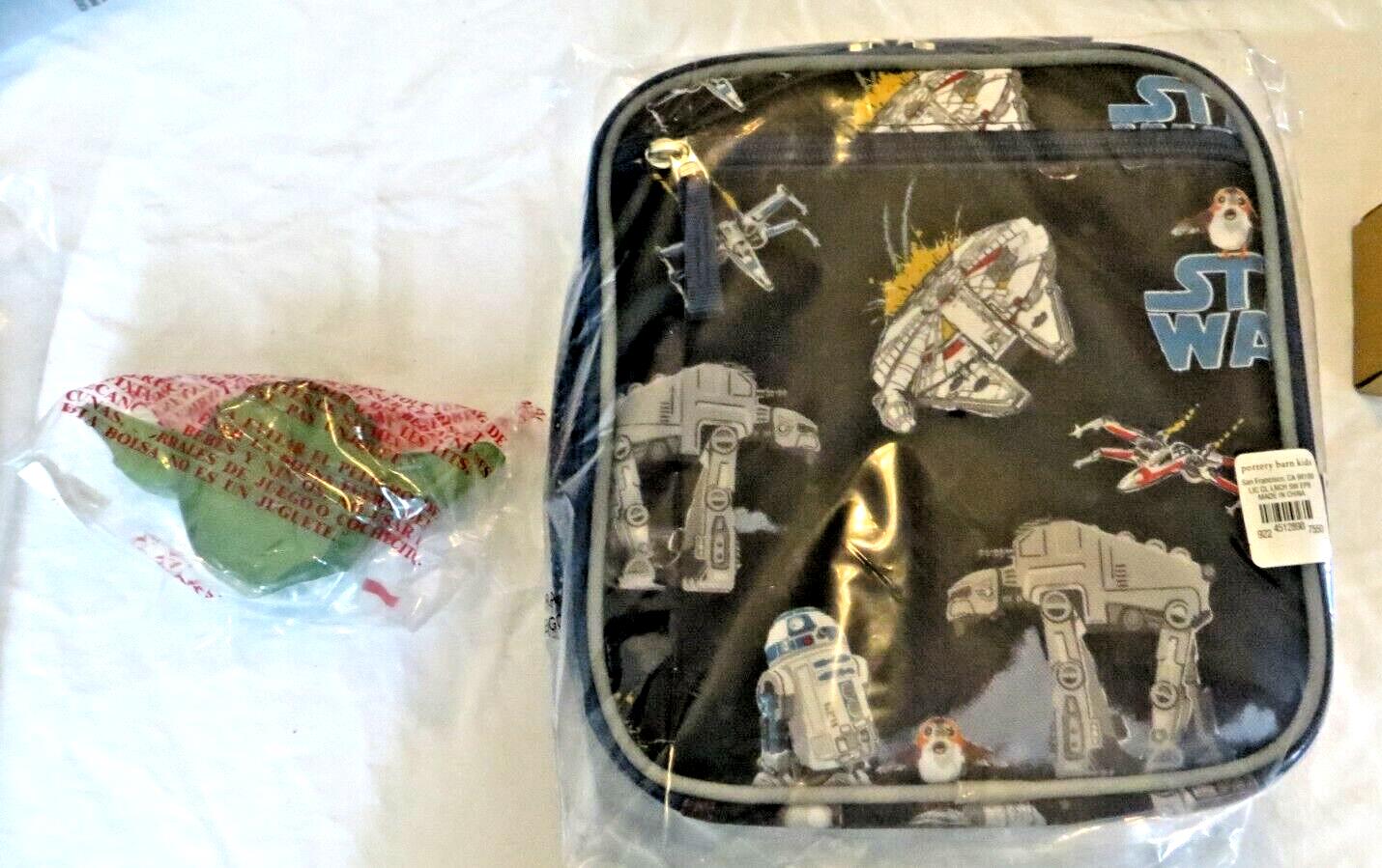 Pottery Barn school Star wars Solo Mandalorian LUNCH BOX BAG Grogu spac  ?? ,