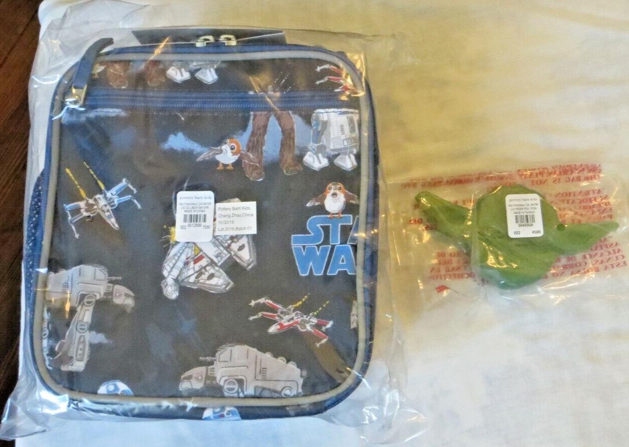 Pottery Barn school Star wars Solo Mandalorian LUNCH BOX BAG Grogu spac  ?? ,
