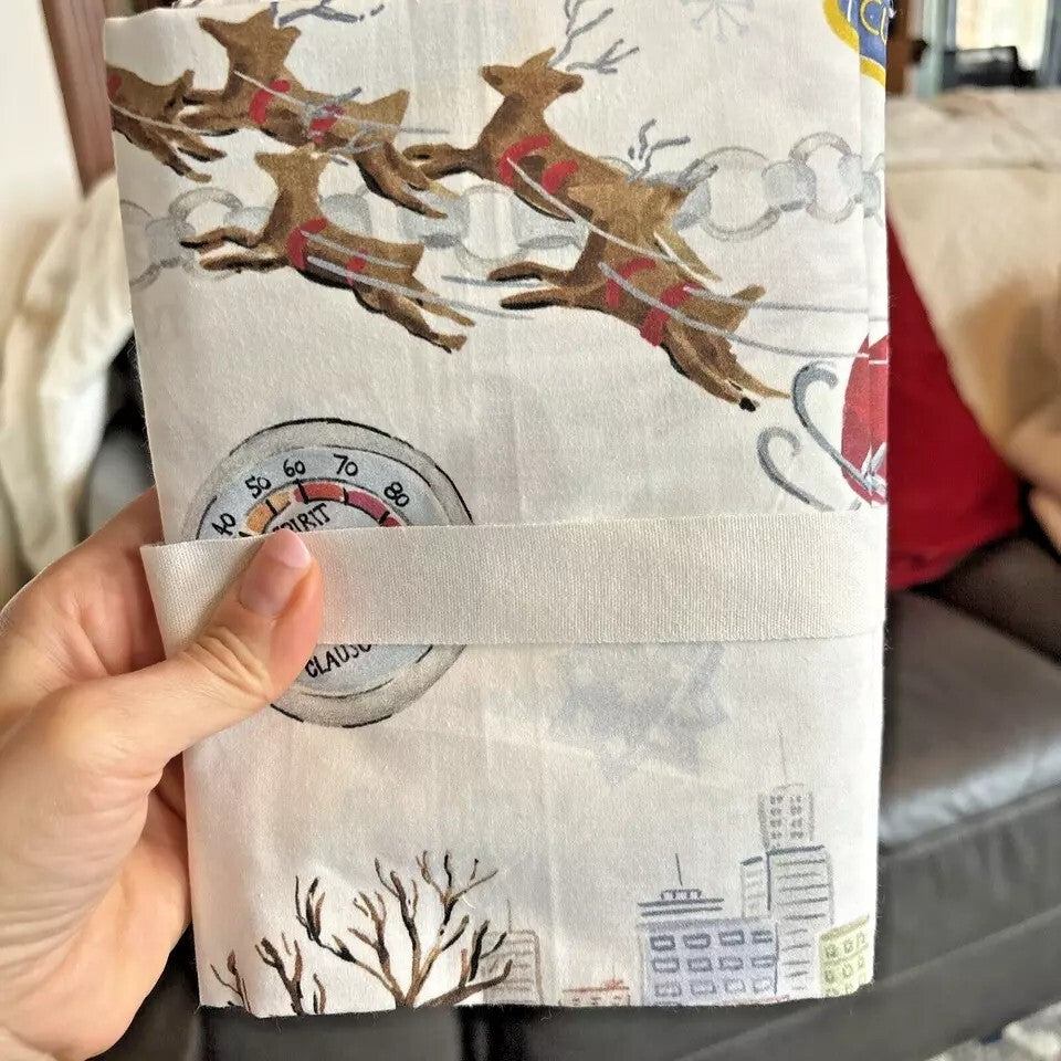 Pottery Barn ELF Christmas Holiday National Gift party pillowcase KING SET 2 '