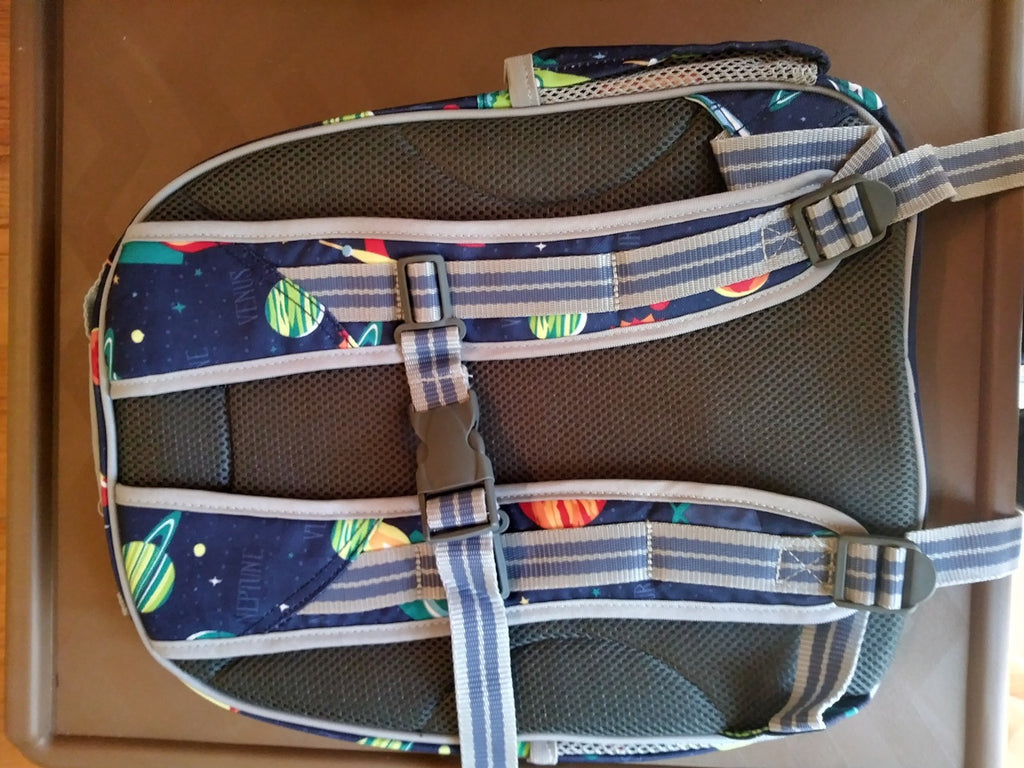 Disney School Pottery barn Solar Backpack space planet galaxy star holiday .