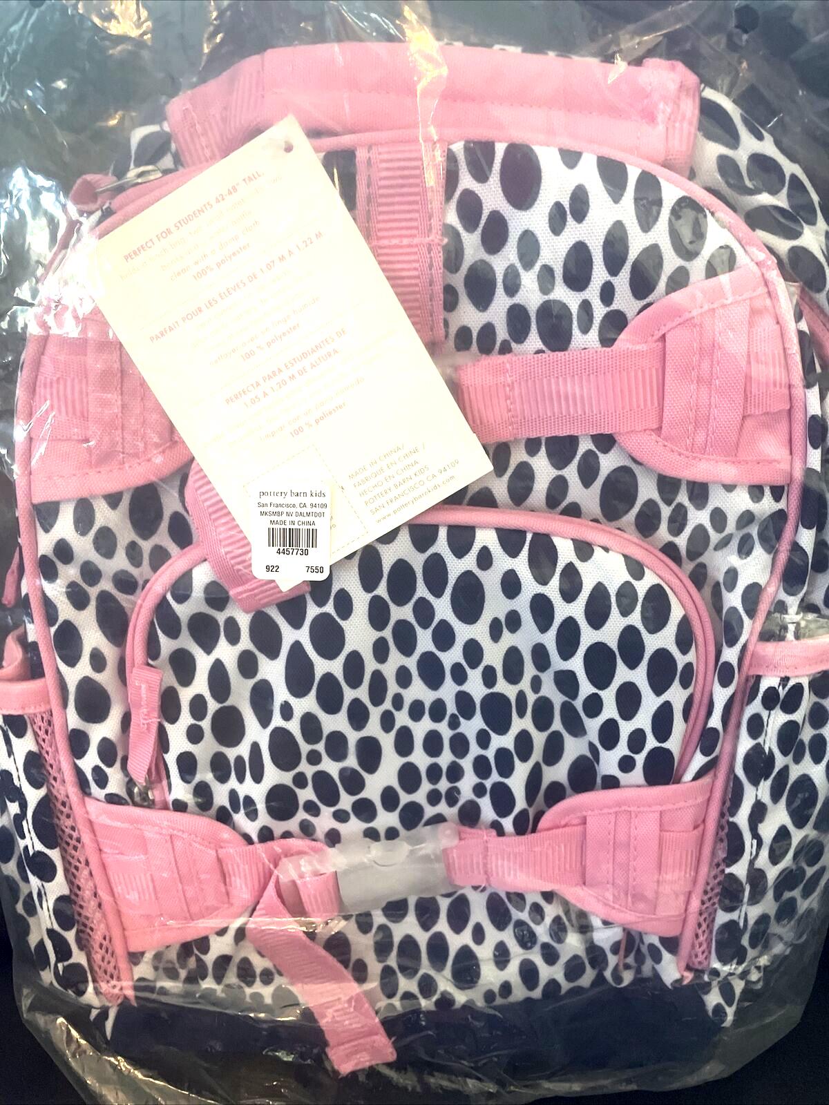 school Pottery barn Backpack princess rainbow animal cheetah dot travel bag ?? .