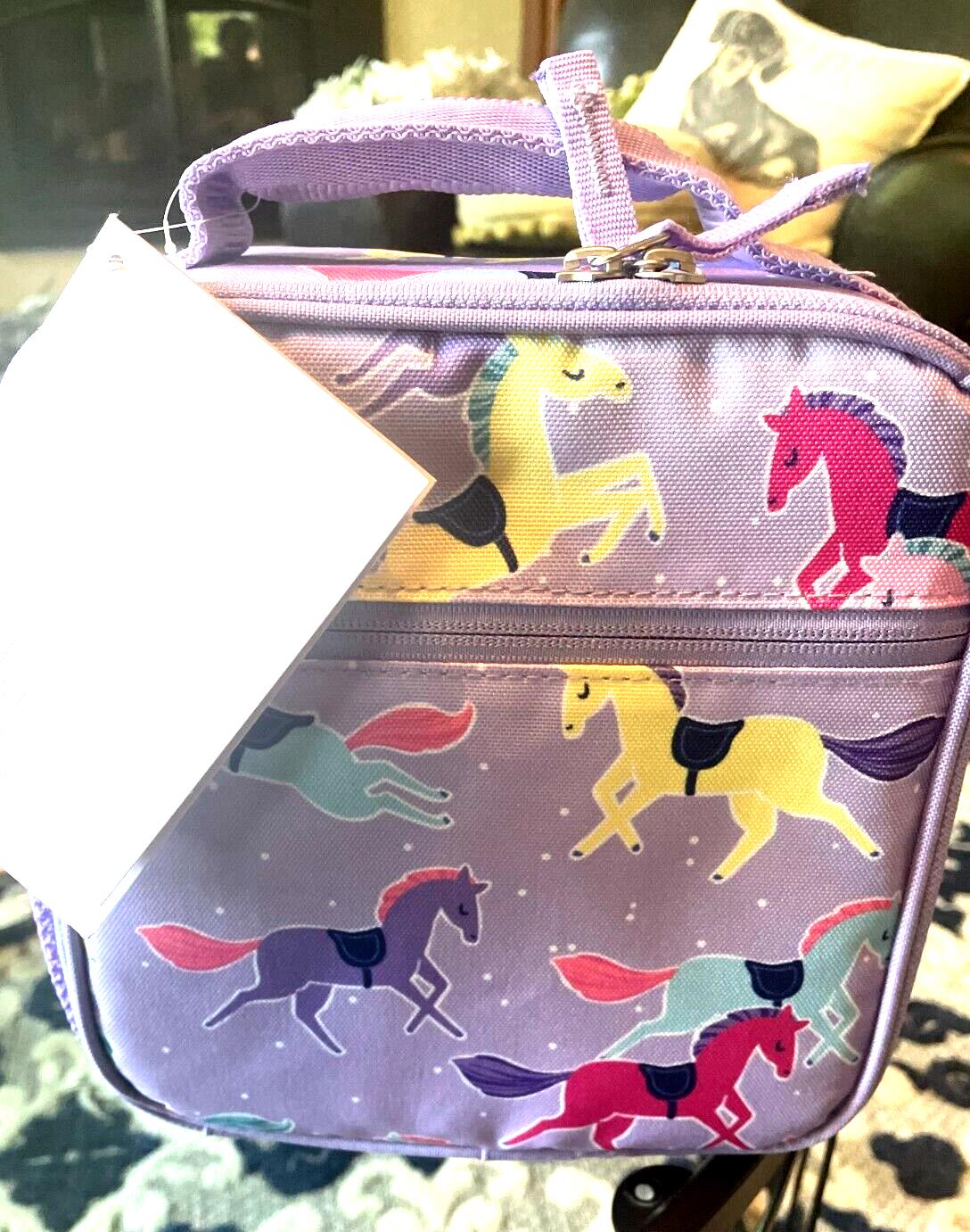 Pottery Barn School LUNCH BAG Disney Mackenzie Rainbow unicorn Princess girl -