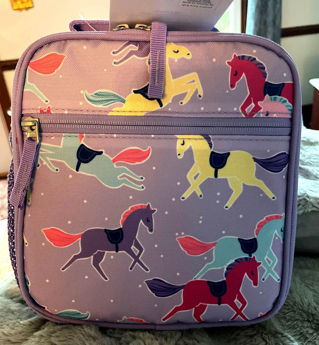 Pottery Barn School LUNCH BAG Disney Mackenzie Rainbow unicorn Princess girl -