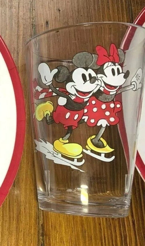 Disney Pottery Barn Mickey Mouse holiday Christmas Peanut gift kid Cup SET 4 '