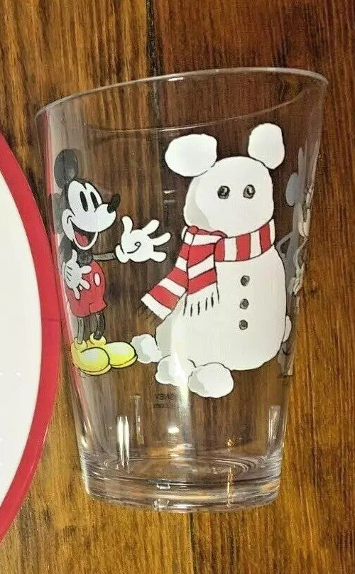 Disney Pottery Barn Mickey Mouse holiday Christmas Peanut gift kid Cup SET 4 '