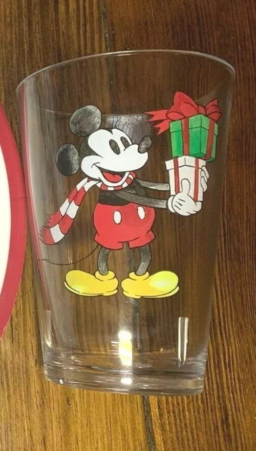 Disney Pottery Barn Mickey Mouse holiday Christmas Peanut gift kid Cup SET 4 '