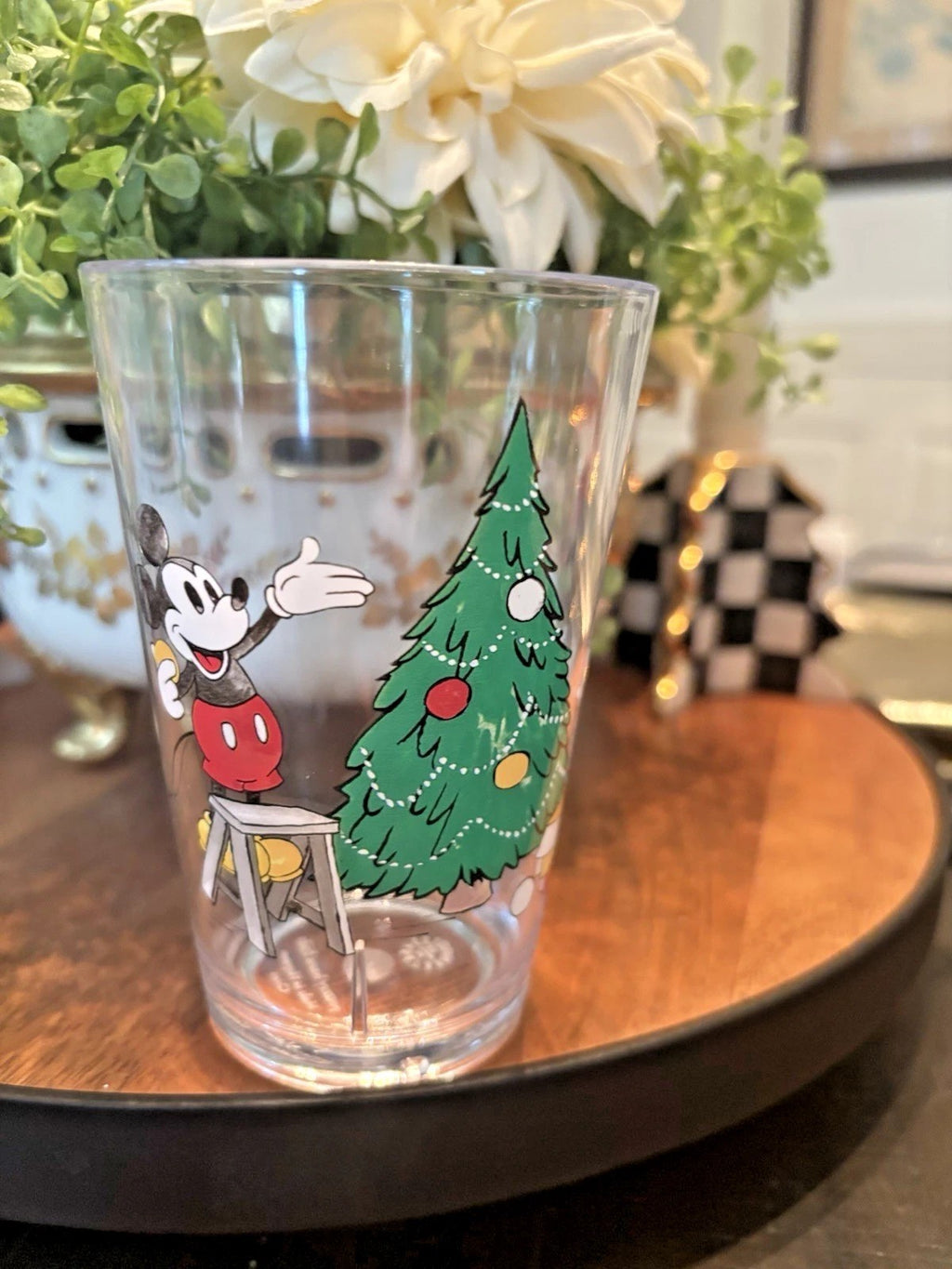 Pottery Barn holiday Christmas Mickey Mouse Minnie Disney party Kid Cup Set 4
