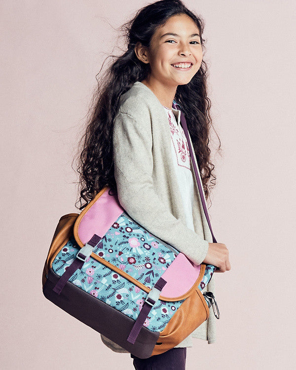 Disney School Garnet Hill Backpack Messenger Bag + LUNCH BOX girl holiday travel