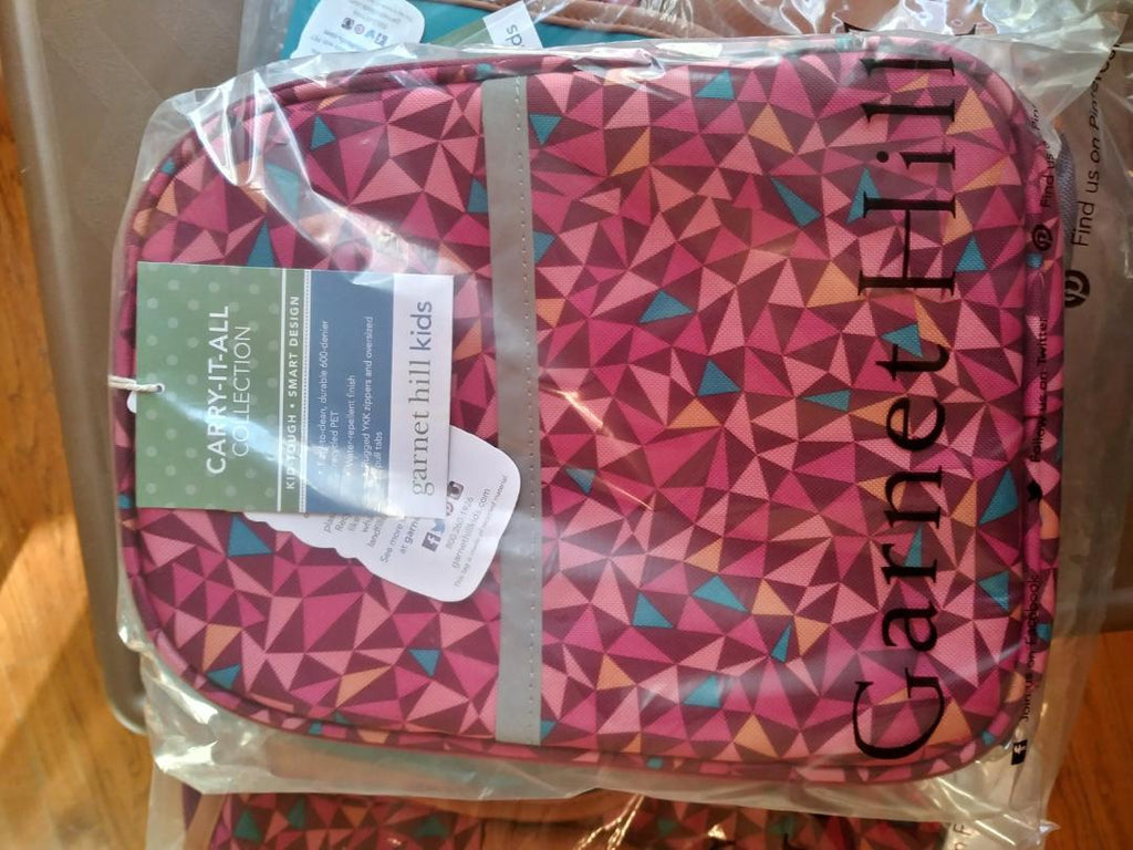Disney School Garnet Hill Backpack Messenger Bag + LUNCH BOX girl holiday travel